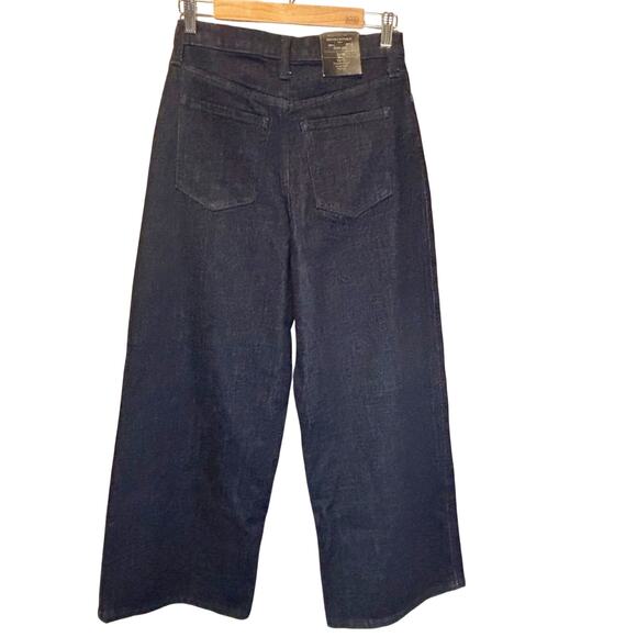 Banana Republic Factory NWT Wide Leg Dark Wash Jeans - size 26/2R - Picture 3 of 8